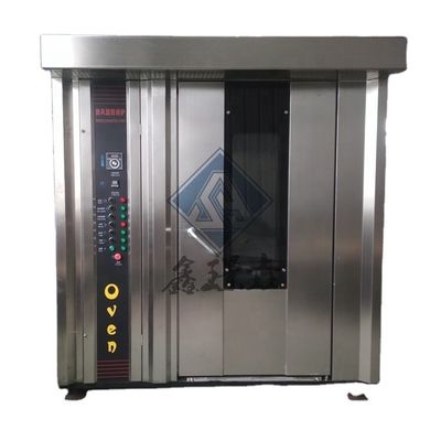 Fuego de 32 bandejas con horno rotativo con carrete resistente a altas temperaturas
