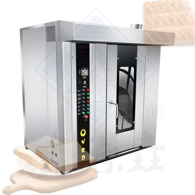 Maquina de panadería de alta producción horno eléctrico rotativo para hornear pasteles pizza galletas