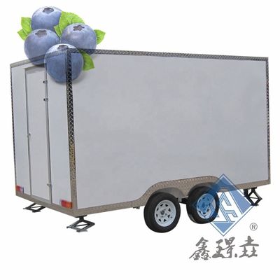 Camión de comida multifuncional de comida rápida con cocina completa y cocina de aire