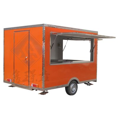 Carrito de comida rápida para helados móviles y perritos calientes para comida rápida personalizada