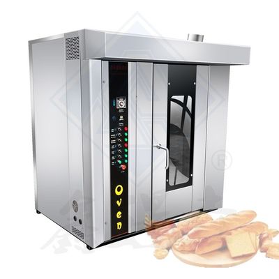 16 bandejas horno rotativo para hornería hoteles maquinaria Función 100 kg/h