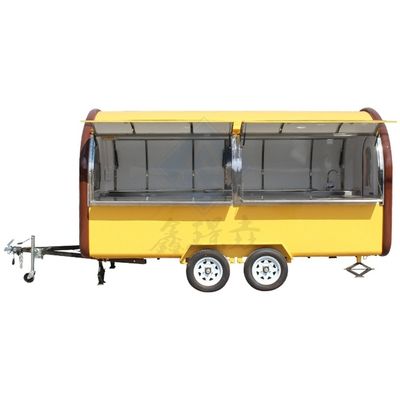 350*200*220cm Crepes Car Food Cart para alimentos y equipos de horneado personalizados en exteriores