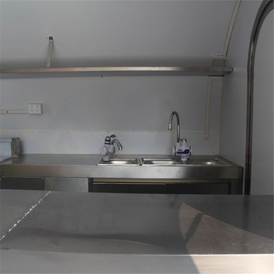 350*200*220cm Crepes Car Food Cart para alimentos y equipos de horneado personalizados en exteriores