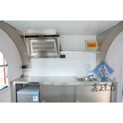 Camión de comida eléctrico de fácil movimiento Triciclo para ventas callejeras estilo de lujo y eléctrico