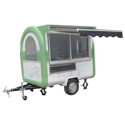 250*160*210cm Tamaño personalizado calle cocina móvil helado móvil coche de comida rápida