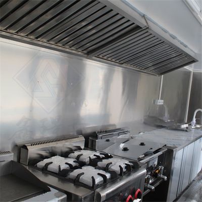 250*160*210cm Tamaño personalizado calle cocina móvil helado móvil coche de comida rápida