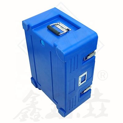 Restaurante que sirve plato de raspado Caja de almuerzo con bolsa de revestimiento aislada y botella de café