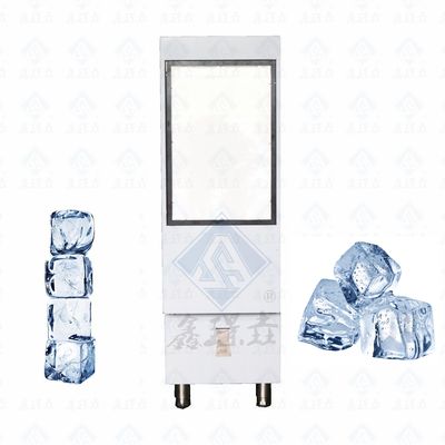 Máquina para hacer hielo en cubo comercial con alta producción y capacidad de almacenamiento de hielo de 900 kg