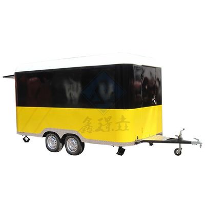 500*200*210cm Snack Hot Dog Burger Cake Food Truck con soporte en línea después del servicio