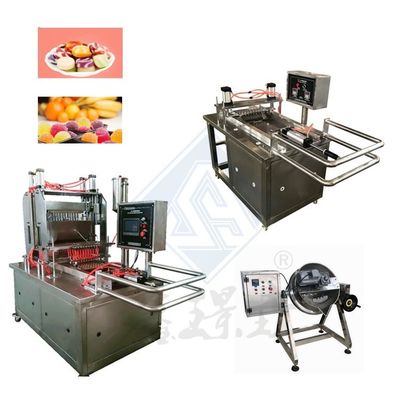 Máquina de fabricación de goma de 20 a 50 kg/h Tamaño pequeño Grandes resultados para la producción de dulces