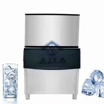 22*22*22mm Máquina automática de cubos de hielo de tamaño de hielo con rendimiento del compresor Fusheng