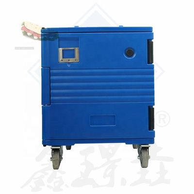 Caja de pescado comercial aislada ecológica para almacenamiento y conservación de alimentos