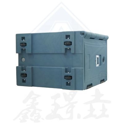 Cajas de pescado aisladas de tamaño personalizado de acero inoxidable para almuerzos y bocadillos en la playa