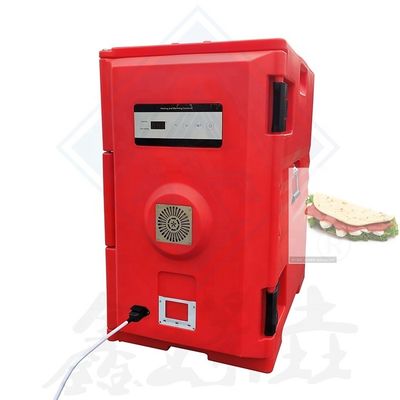 Caja de comida aislada para restaurantes con función de calentador de alimentos y capa interna de acero inoxidable