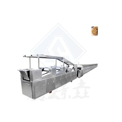Horneado 500 kg/h Galletas crujientes duras Galletas automáticas Túnel eléctrico Horno 7m