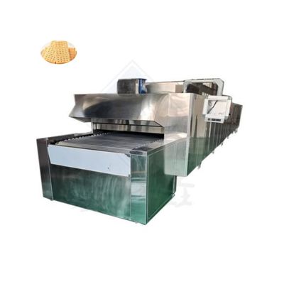 Horneado 500 kg/h Galletas crujientes duras Galletas automáticas Túnel eléctrico Horno 7m