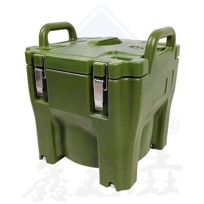Rotomolding caja aislada de pescado y carne en color personalizado para el almacenamiento de alimentos frescos