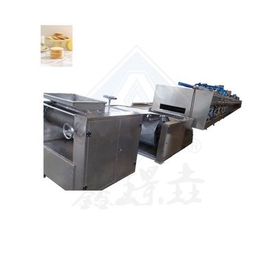 Horno de horneado de cubierta Grandes galletas galletas crujientes Horno de túnel eléctrico automático