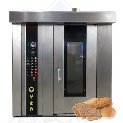 Horno giratorio para galletas de 16 bandejas con capacidad de personalización 380V-50Hz-3P Voltagem razonable