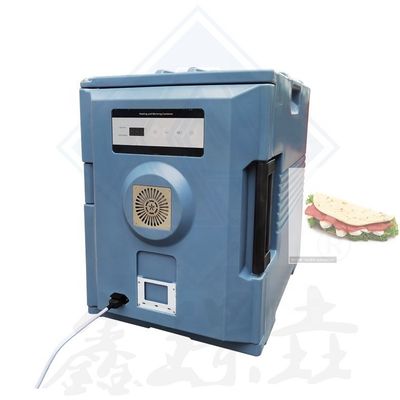 Caja de transporte de sartén aislada para restaurante que sirve plato de raspado en tamaño personalizado