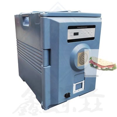 Caja de transporte de sartén aislada para restaurante que sirve plato de raspado en tamaño personalizado