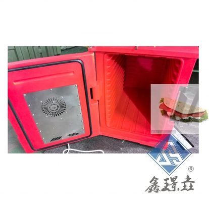 Caja de transporte de sartén aislada para restaurante que sirve plato de raspado en tamaño personalizado