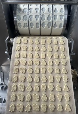 Máquina de moldear galletas de mantequilla redonda para el equipo de fabricación de galletas