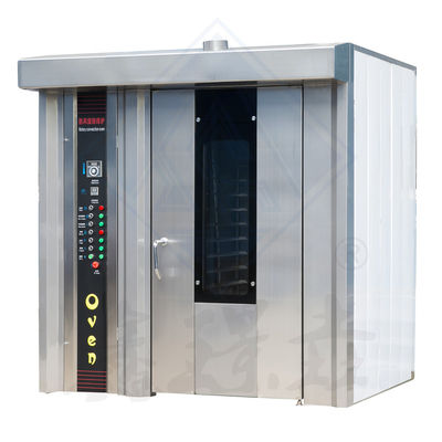 32 bandejas gas eléctrico Cupcake tostadas horno de horneado horno giratorio para la máquina de panadería