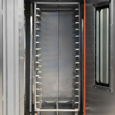 32 bandejas gas eléctrico Cupcake tostadas horno de horneado horno giratorio para la máquina de panadería