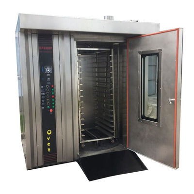 Horno giratorio de gas eléctrico/diésel/gas de 32 bandejas para materias primas de harina de panadería