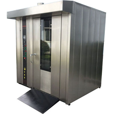 Horno giratorio de gas eléctrico/diésel/gas de 32 bandejas para materias primas de harina de panadería