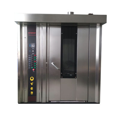 Horno giratorio de gas eléctrico/diésel/gas de 32 bandejas para materias primas de harina de panadería