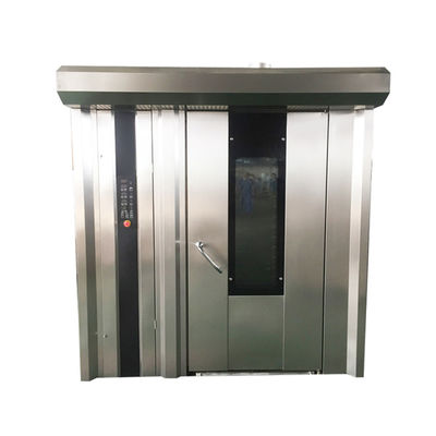Horno giratorio de gas eléctrico/diésel/gas de 32 bandejas para materias primas de harina de panadería