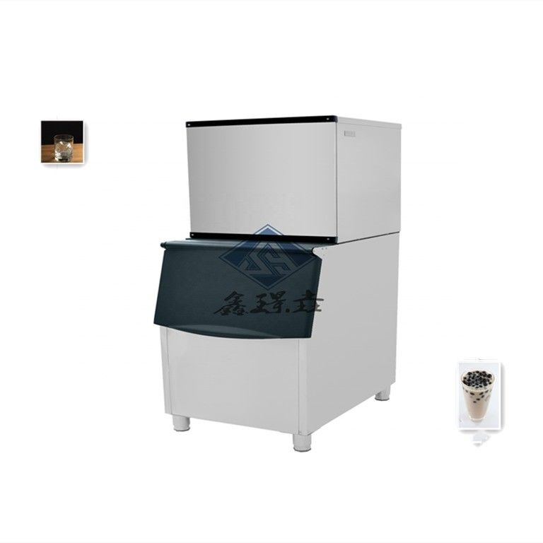 Capacidad de almacenamiento de hielo de 900 kg Fabricante de hielo de cubo Ideal para bares de cócteles y tiendas de té de burbujas