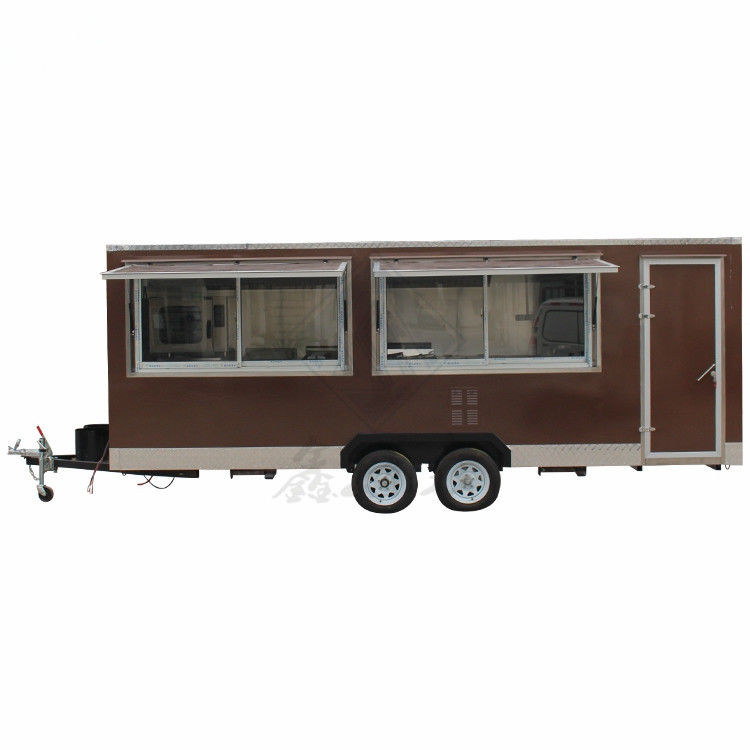 2020 Jingyao Food Truck Alquilar un remolque de carritos de comida con horno y equipo de barbacoa