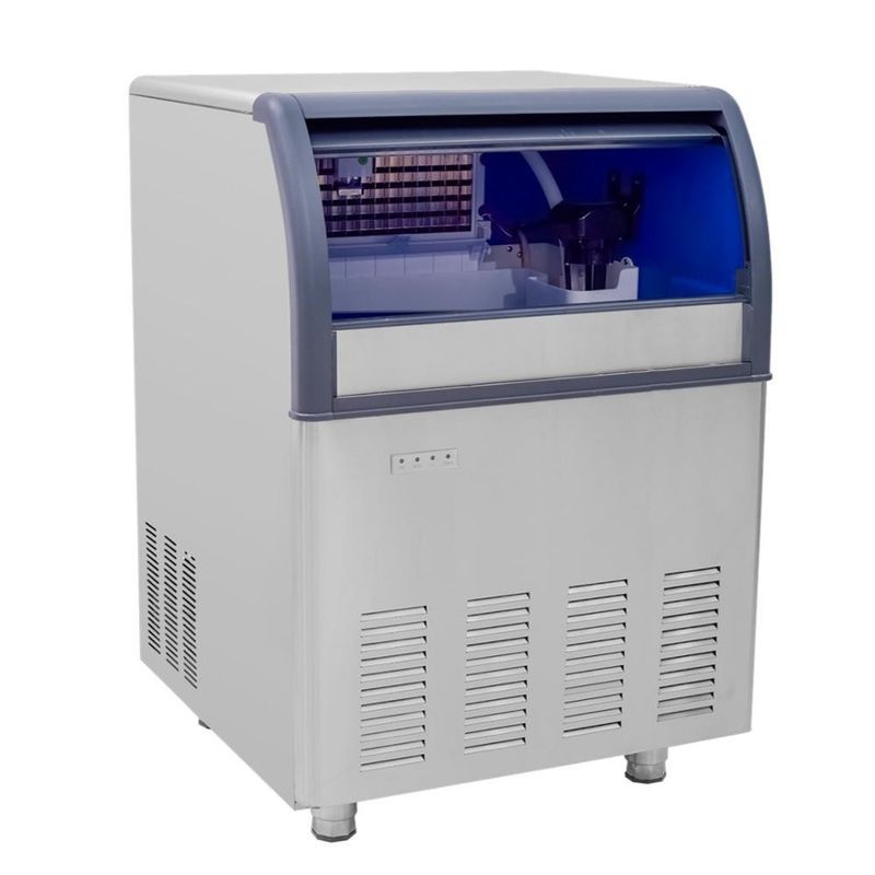 Máquina de hacer hielo de tipo dividido de 220V para negocios y hogares Máquina de hacer cubos de hielo automáticos comerciales