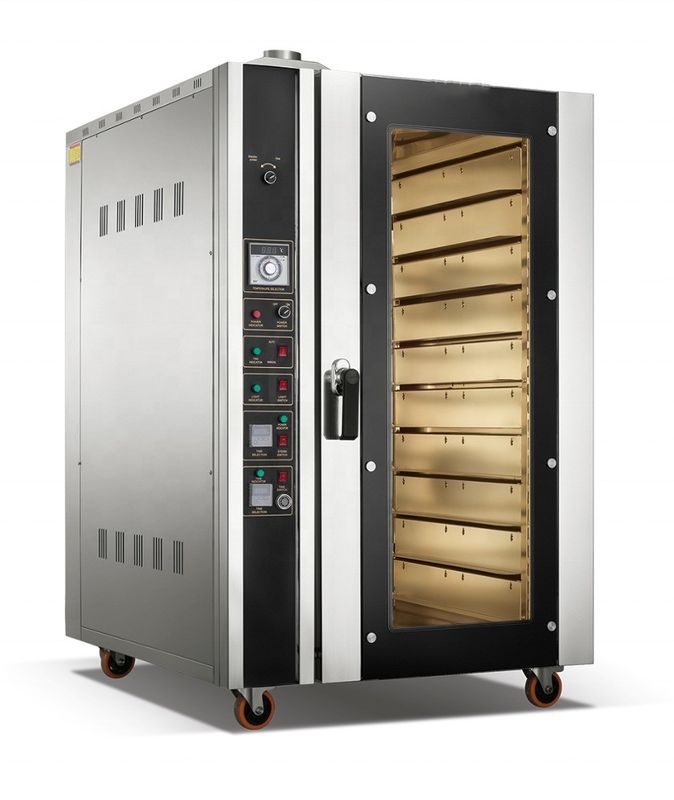 10 bandejas Eléctrica convección de aire caliente horno de pan para panadería fuente de calefacción eléctrica