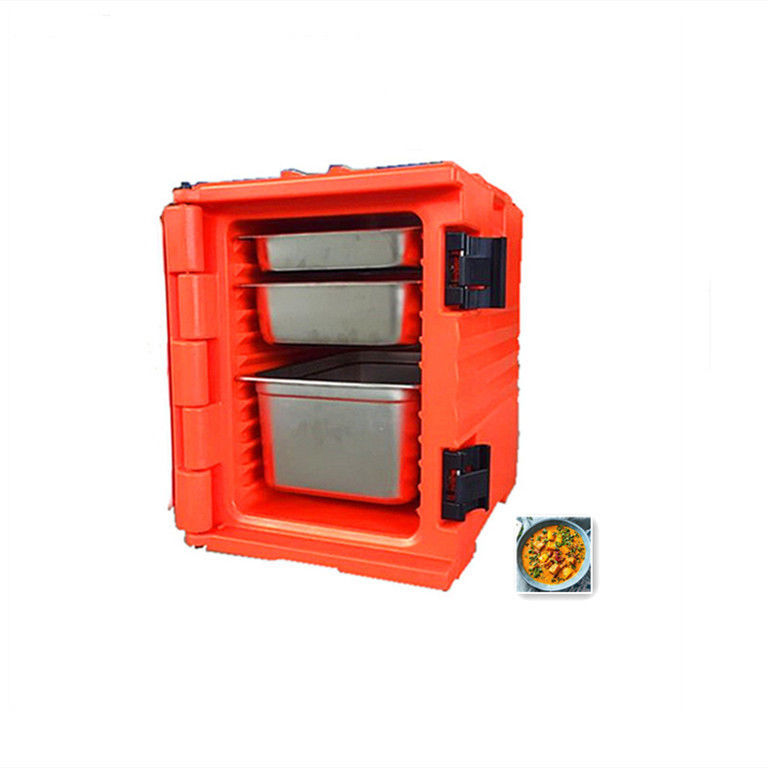 Caja de transporte de comida caliente de color personalizado de carne para hoteles y escuelas de 15 kg de capacidad