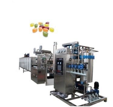 Máquina semiautomática para hacer caramelos de gelatina gomosa para la línea de producción de chulebros