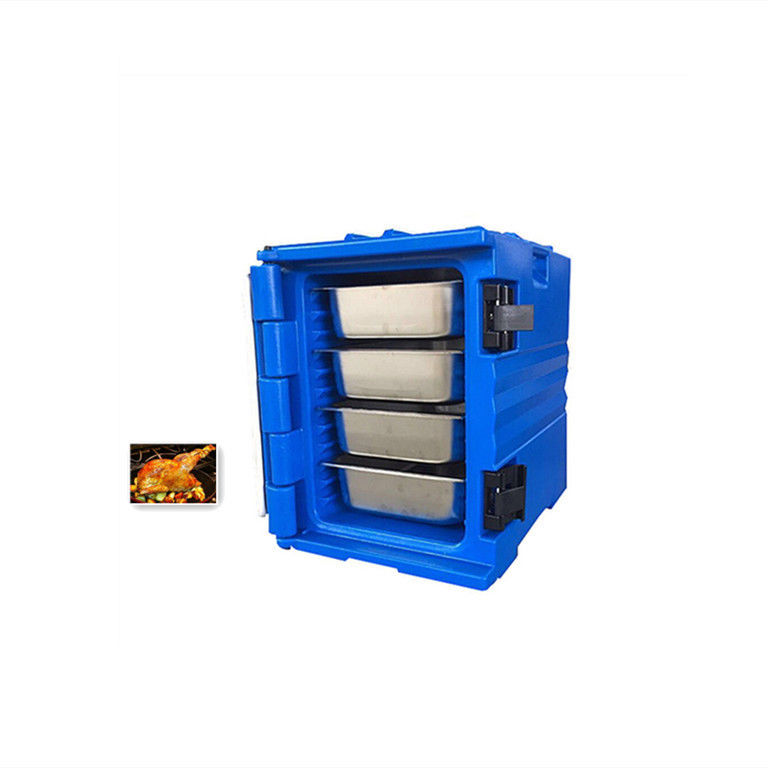 Caja de transporte de comida caliente caja de entrega de alimentos aislada de plástico de color personalizado