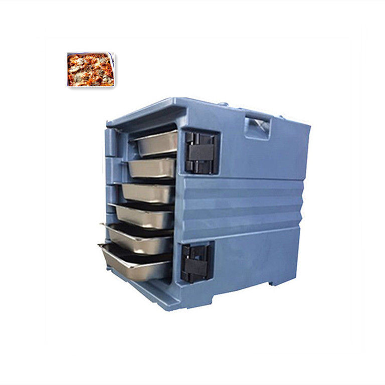 Caja de transporte de plástico para la entrega de alimentos aislados de 15 kg de carga