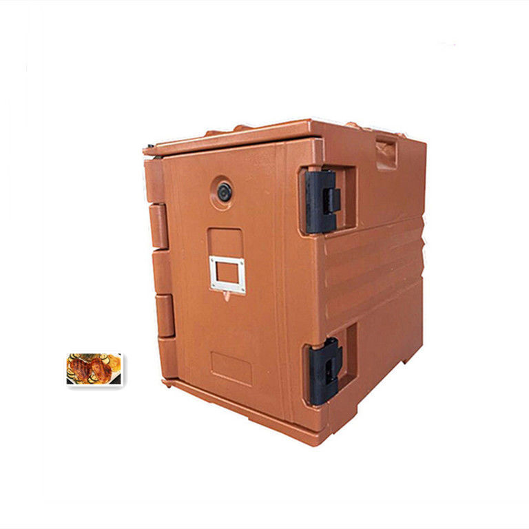 Caja de alimentos aislada a color personalizada de 15 kg de capacidad para entrega comercial de alimentos grandes