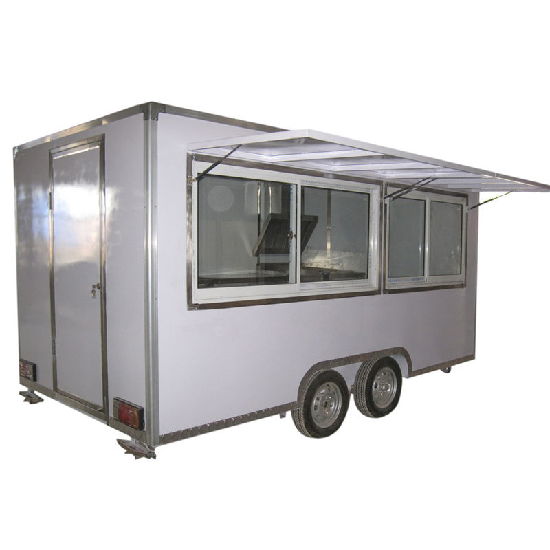 Burger Truck Furgoneta de comida rápida con carro de rosquillas de cocina completa Venta móvil 2300 * 1750 * 2100mm