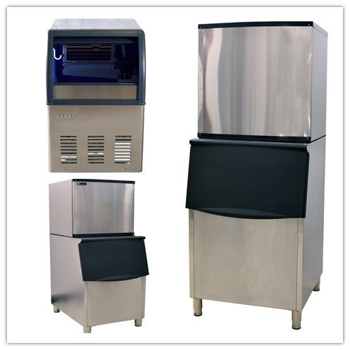 Máquina de fabricación de cubos de hielo de 220V para hoteles 500kg/24h Capacidad y fácil de operar