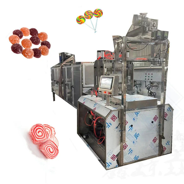 Máquina de procesamiento de dulces de fácil instalación para el centro de diseño lleno de dulces de goma