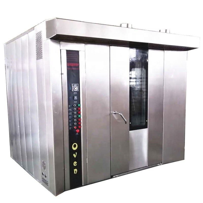 Horno de panadería industrial Equipo de panadería de gran tamaño 32 bandejas Aceite diesel Roto de avena 600 * 400mm