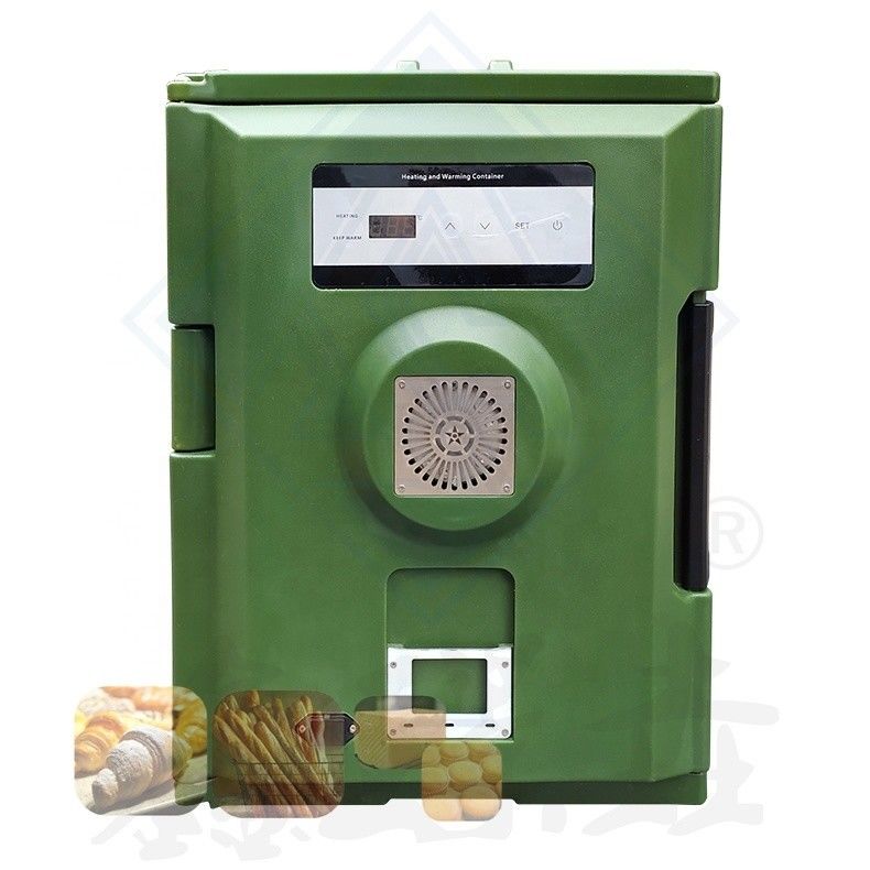 Caja de comida eléctrica para la entrega aislada de alimentos y calefacción de 110v en equipos de cocina