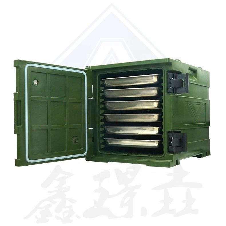 Caja de refrigeración de molde rotativo de pesca grande Caja de almuerzo de plástico Contenedor de alimentos tamaño personalizado