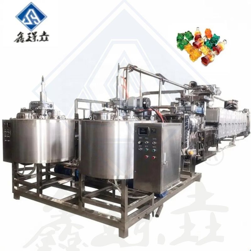 Máquina de embalaje de dulces blandos de goma de goma para dulces de oso gomoso de la planta de fabricación
