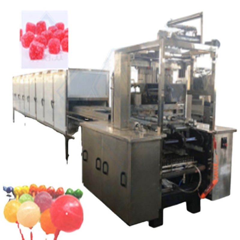 Línea de producción de dulces duros y blandos automática completa Máquina de depósito de caramelo para dulces